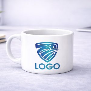 Tasse blanche personnalisée